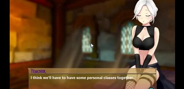  Catgirl Lover Part 2 - Getting in on with the Teacher and our personal catgirl